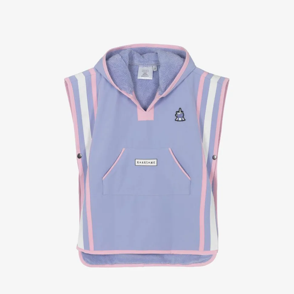 Purple Sparkle The Unicorn Poncho Towel