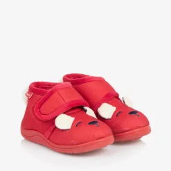 Red Bear Slippers