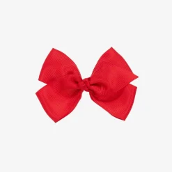 Red Bow Hair Clip (10cm)