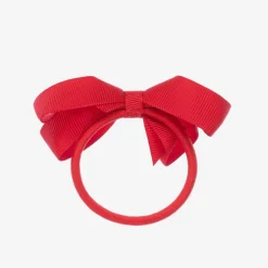 Red Bow Hair Elastic (7cm)