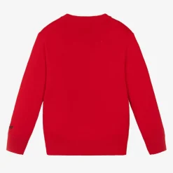 Red Christmas Wool & Cashmere Peanuts© Jumper