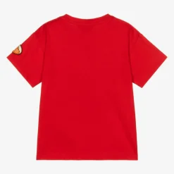 Red Cotton Logo T-Shirt