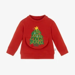 Red Cotton Snowman Sweatshirt