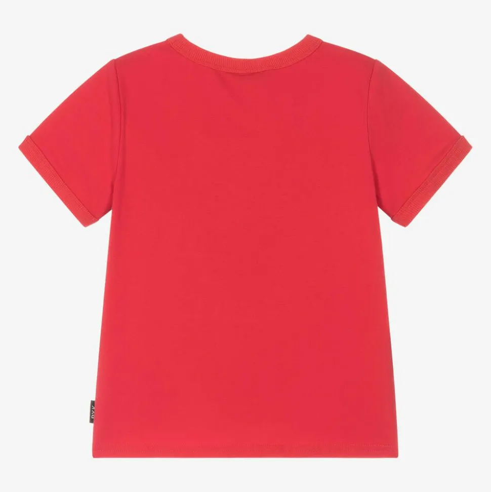 Red Festive Cotton T-Shirt