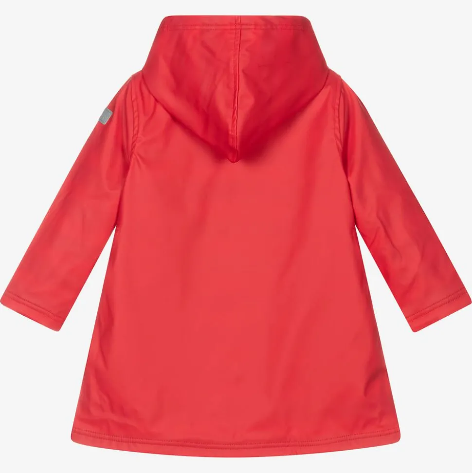 Red Hooded Raincoat