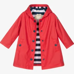 Red Hooded Raincoat