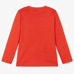 Red Organic Cotton Snowman Top