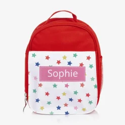 Red Personalised Star Lunch Bag (24cm)
