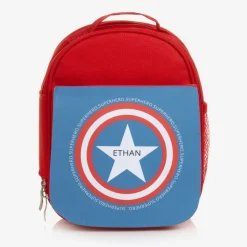 Red Personalised Superhero Lunch Bag (24cm)