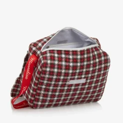 Red Quilted Tartan Changing Bag (33cm)