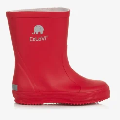 Red Rubber Rain Boots