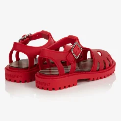 Red Rubber Sandals