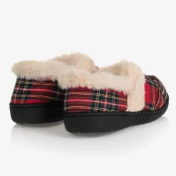 Red Tartan Slippers