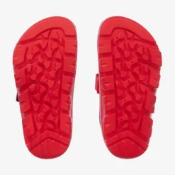 Red Velcro Sandals