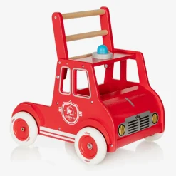 Red Wooden Fire Engine Walker (46cm)