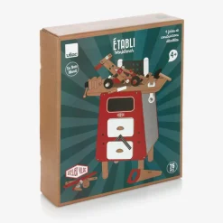 Red Wooden Workbench Toy (73cm)