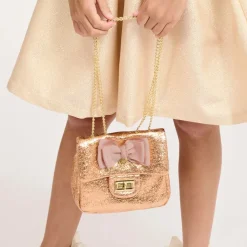 Rose Gold Bow Handbag (17cm)