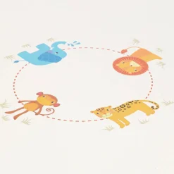 Round White Wooden Animal Table (60cm)