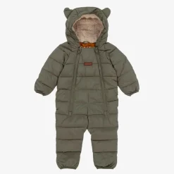 Sage Green Padded Snowsuit