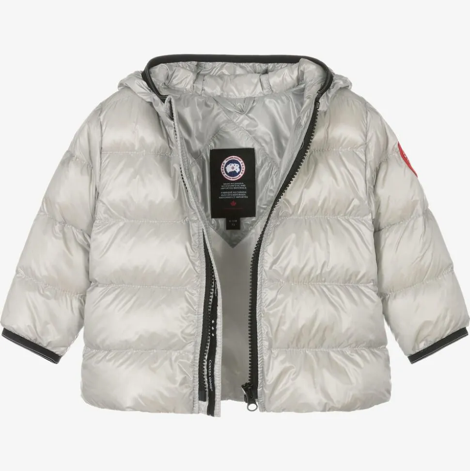 Silver Down Padded Crofton Baby Jacket