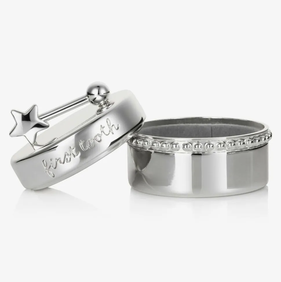 Silver Plated Tooth Fairy Box (5cm)