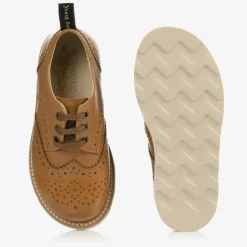 Tan Brown Leather Brogue Shoes
