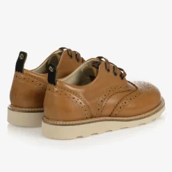 Tan Brown Leather Brogue Shoes