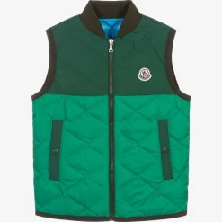 Teen Boys Green Bokai Down Padded Gilet
