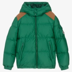 Teen Boys Green Down Padded Jake Jacket