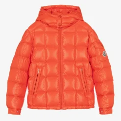 Teen Boys Orange Jeff Down Puffer Jacket