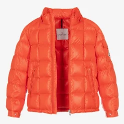 Teen Boys Orange Jeff Down Puffer Jacket