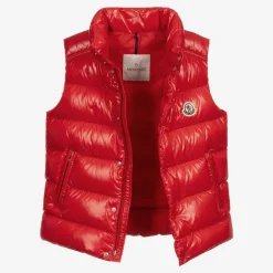 Teen Boys Red Tib Down Padded Gilet