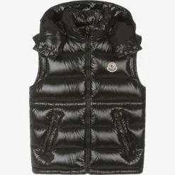 Teen Girls Black Ania Puffer Gilet