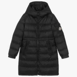 Teen Girls Black Meillon Puffer Coat