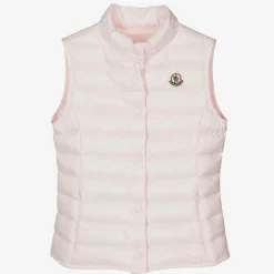 Teen Girls Pink Down Padded Liane Gilet