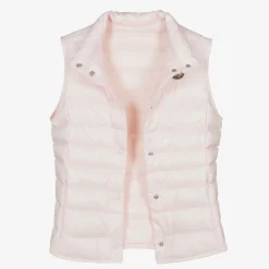 Teen Girls Pink Down Padded Liane Gilet