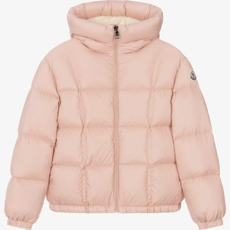 Teen Girls Pink Down Padded Ana Jacket