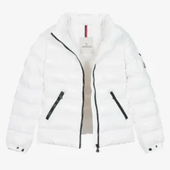 Teen Girls White Bady Down Puffer Jacket