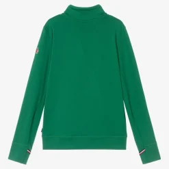 Teen Green Technical Half-Zip Top