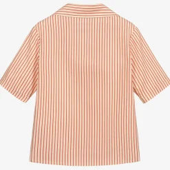 Teen Red Striped Logo Jacket