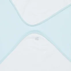 White & Blue Cotton Blanket (73cm)