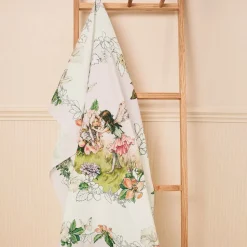 White & Pink Cotton Swaddle (100cm)