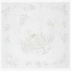 White & Pink Cotton Swaddle (100cm)