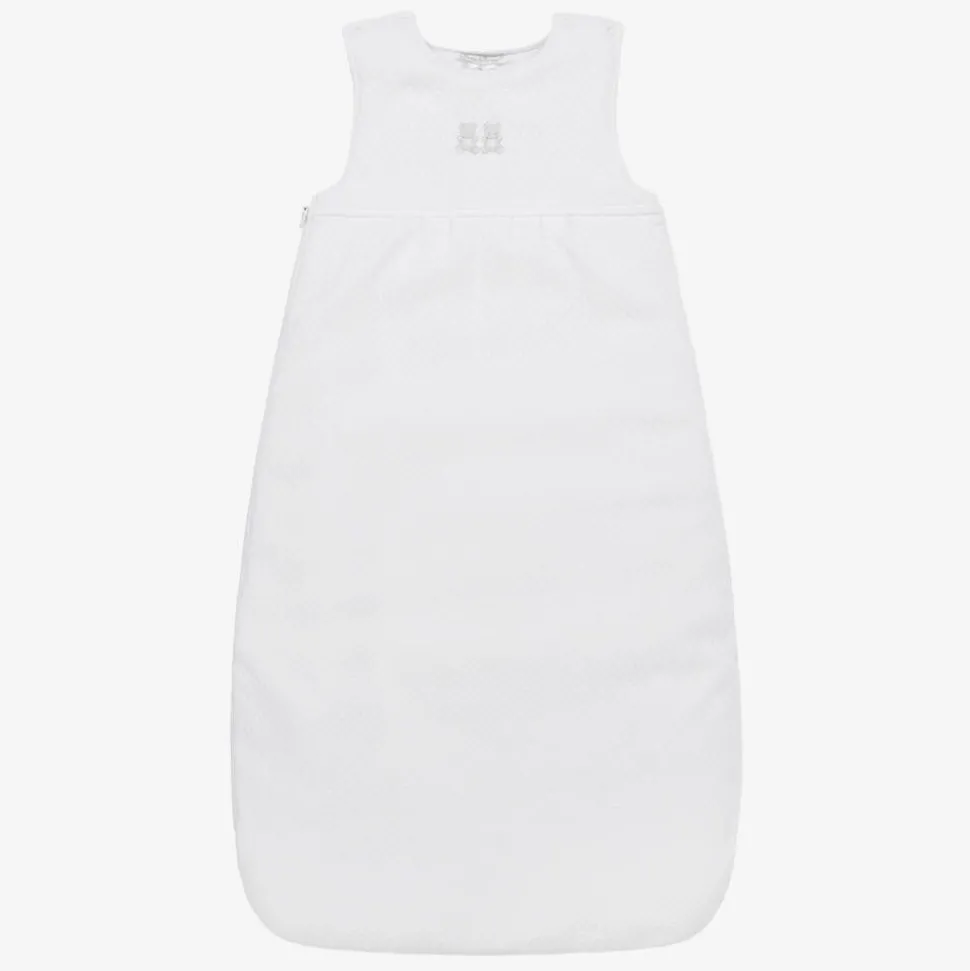 White Baby Bear Cub Pima Cotton Sleeping Bag (70cm)