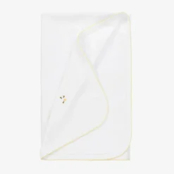 White Bee Hive Pima Cotton Blanket (73cm)