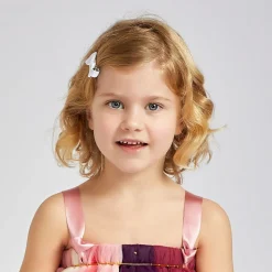 White Bow Hair Clip (5cm)