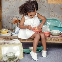 White Canvas Slip-On Trainers