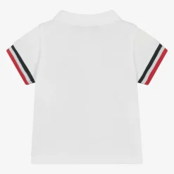 White Cotton Baby Polo Shirt