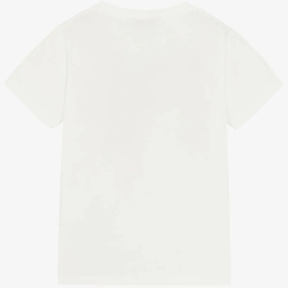 White Cotton Logo T-Shirt