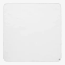 White Cotton Skin To Skin Blanket & Hat Set